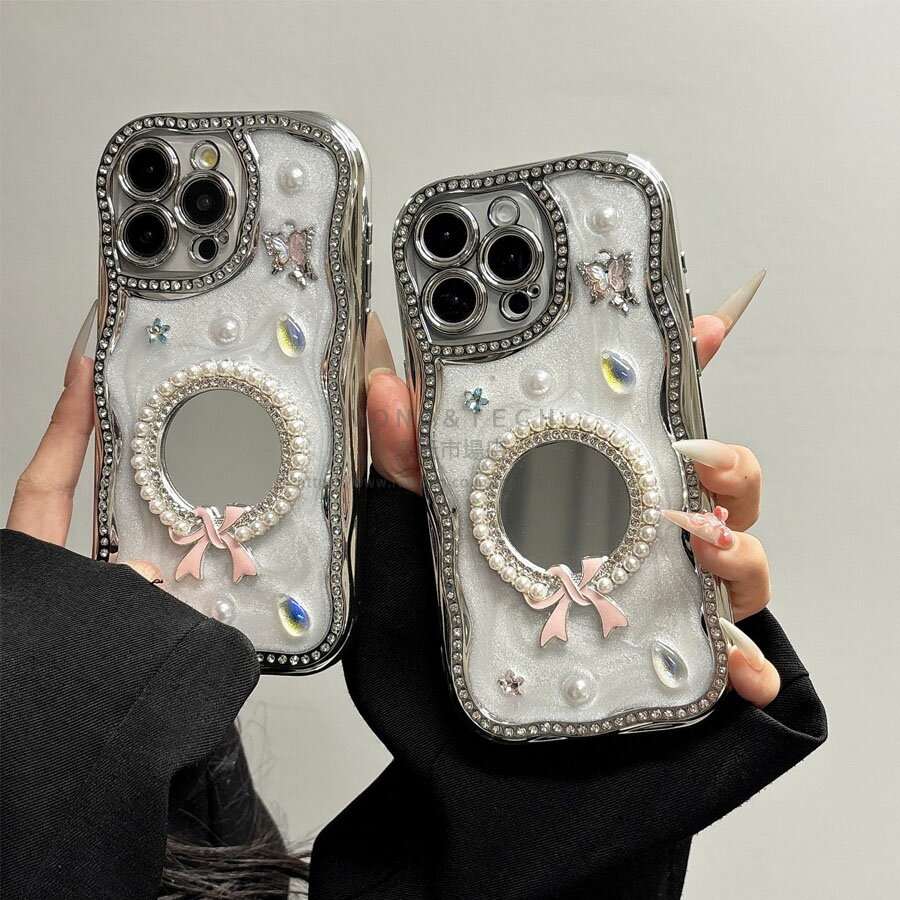 iPhoneケース キラキラ ラメ ミラーケー...の紹介画像3
