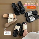 サンダル レディース 厚底サンダル 軽量 ヒール 5.5cm ミュールサンダル カジュアル スリッパ 婦人サンダル ビーチサンダル コンフォートサンダル 身長ア...