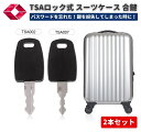 【スーパーセール!! 当店全品ポイント5倍】 TSA002 TSA007 ユニバーサル マスターキー 合鍵 スーツケース キャリーケース バッグ 鍵 TSA ロックキー 旅行 トラベル 手荷物検査 2本セット