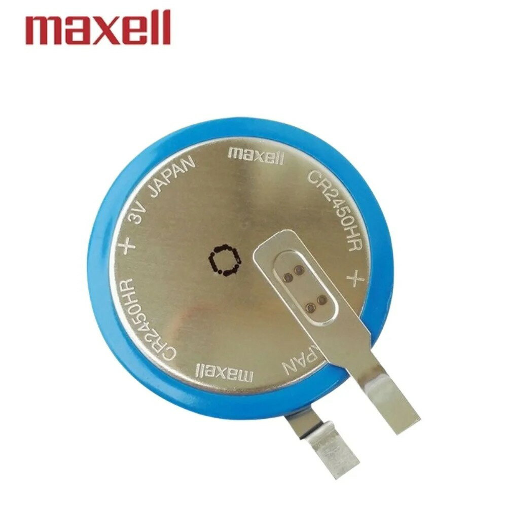 maxell CR2450HR CR2450 GT11-50BAT FX3U-32BL 互換 3V 550mAh ボタン電池 タブ付き タイヤ空気圧監視システム バッテリー 1個
