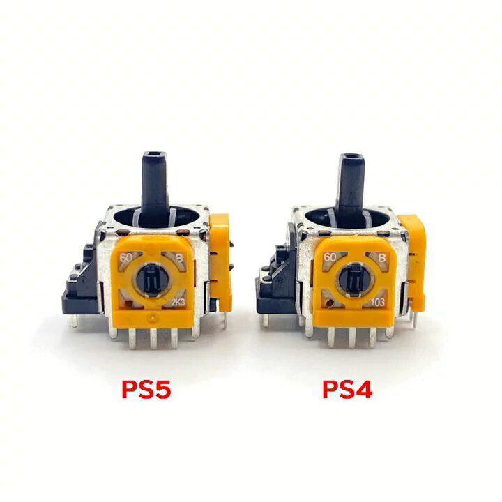 2個セット SONY PS5 PS4 PS3 FAVOR UNION製 EL7 FU 2.3K EL2 FU 10K アナログジョイスティック コントローラー 修理 交換 部品 リペア パーツ