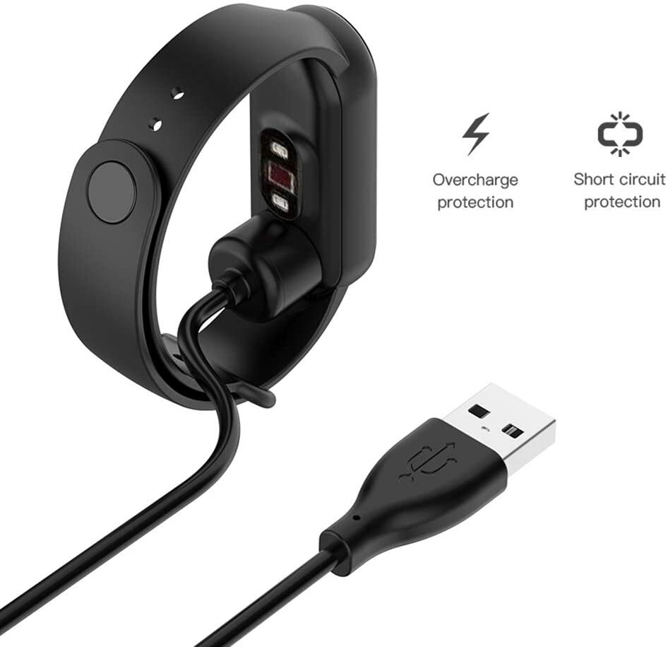 【お買い物マラソン 当店全品ポイント5倍】 Xiaomi Mi Band 5 Band 6 USB 充電 ケーブル 充電器 マグネット 装着 50cm 1本