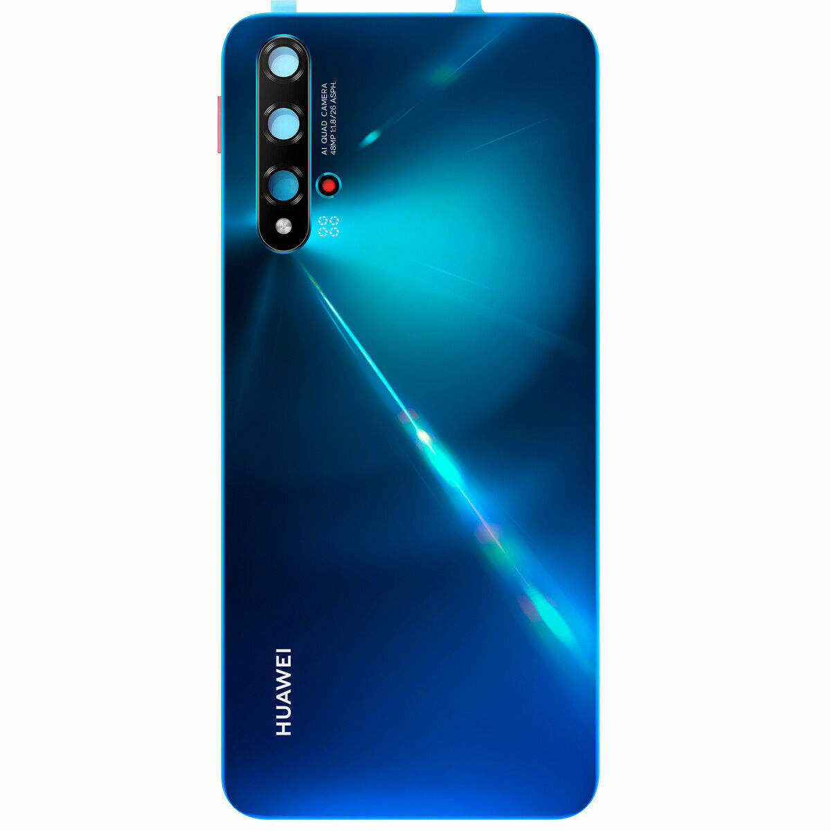 【お買い物マラソン 当店全品ポイント5倍】 HUAWEI ファーウェイ NOVA 5T YAL-L21 バックパネル バックプレート バッテリーカバー バックカバー ハウジング 修理 交換用 部品 ※レンズ無し 3