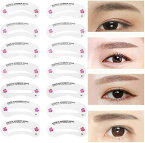 【お買い物マラソン 当店全品ポイント5倍】 24種類 眉毛 テンプレート24枚セット 太眉 対応 24パターン 眉毛を気分で使い分け 眉用 ステンシル