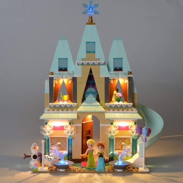  MOC LEGO レゴ 41068 ディズニープリンセス アナと雪の女王 アレンデール城 LED ライト キット 