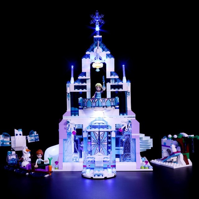 レゴ ディズニープリンセス 【お買い物マラソン 当店全品ポイント5倍】 MOC LEGO レゴ ブロック ディズニープリンセス 41148 互換 アナと雪の女王 アイスキャッスル・ファンタジー LED ライト キット 【LEGO本体は含みません