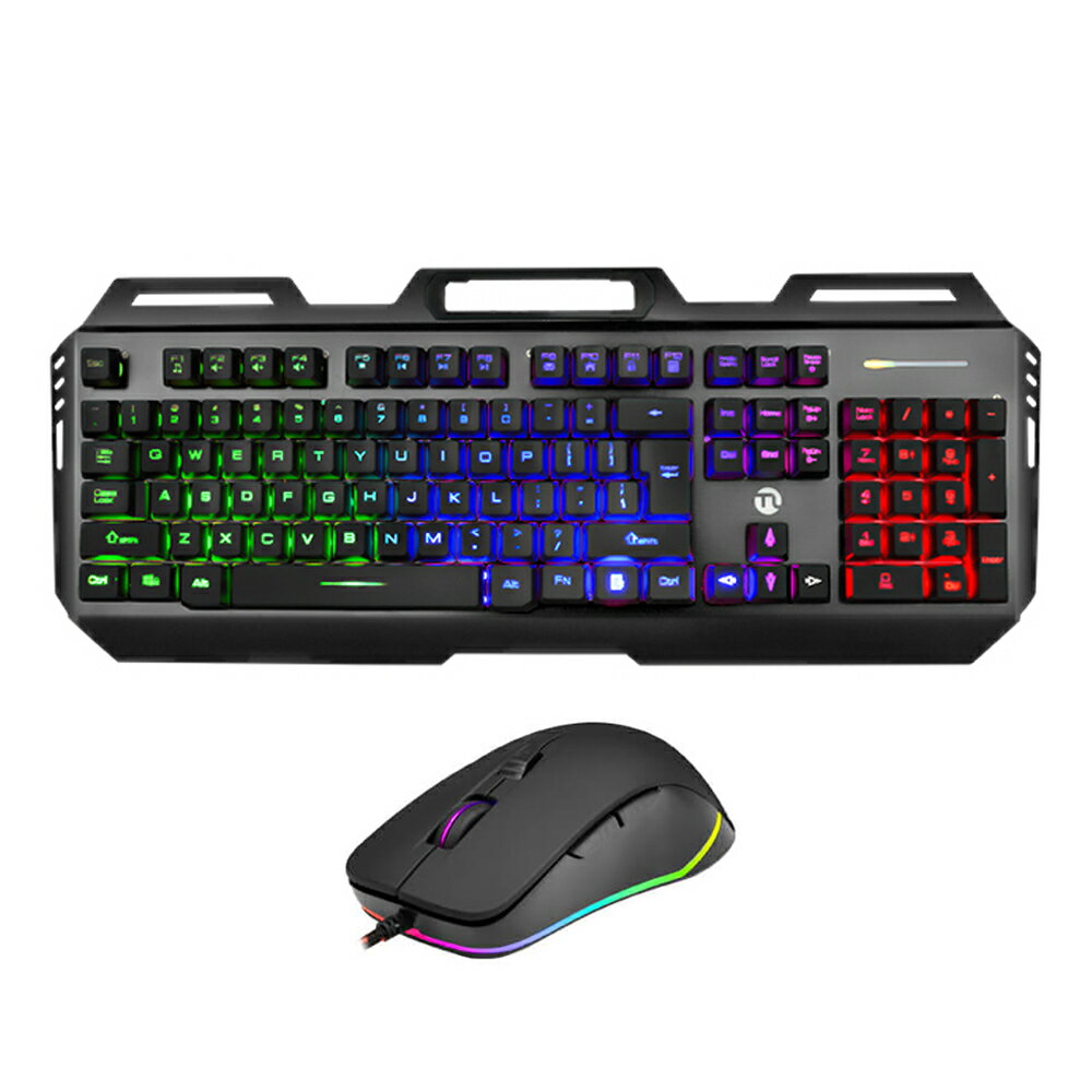 ゲーミングキーボード マウス フォートナイト Switch/switch lite/ps4/PS3/Windows/Mac対応 バッグライト usb有線 キーボード スイッチ 衝突防止 4段階DPI 高精度 静音 防水 メンブレン 英語配列 LED 打ちやすい ゲーム NINGMEI