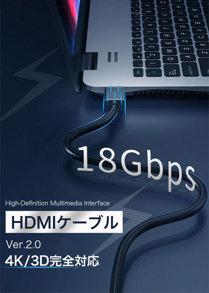 2本セット★高品質 HDMI hdmiケーブル...の紹介画像2
