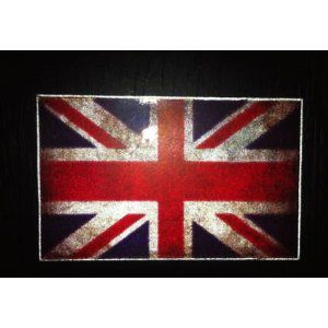 反射ステッカー イギリス国旗 ユニオンジャック 10枚セット 【送料無料】