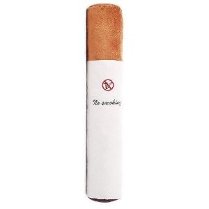 【50％OFF（半額）クーポン配布中】クッション タバコ No Smoking 禁煙 (50cm)のサムネイル