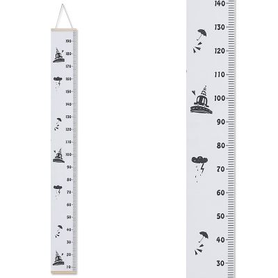 タペストリー 身長計柄 10cm?190cm シンプル 壁掛けオブジェ (アニメチック)