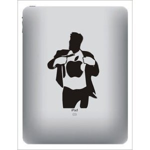 【50％OFF（半額）クーポン配布中】iPad ステッカー シール Superman