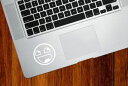 MacBook iPad ステッカー シール Epic Smiley (ホワイト)