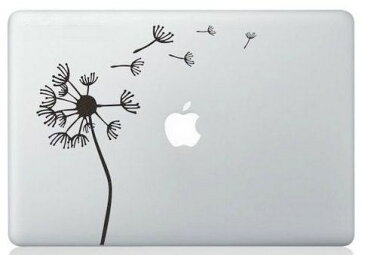 【メール便送料無料・お届け日時指定不可】MacBook ステッカー シール Dandelion (17インチ)