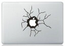 【50％OFF（半額）クーポン配布中】MacBook ステッカー シール Cracks (11インチ)