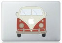 MacBook ステッカー シール Old Bus (11インチ)