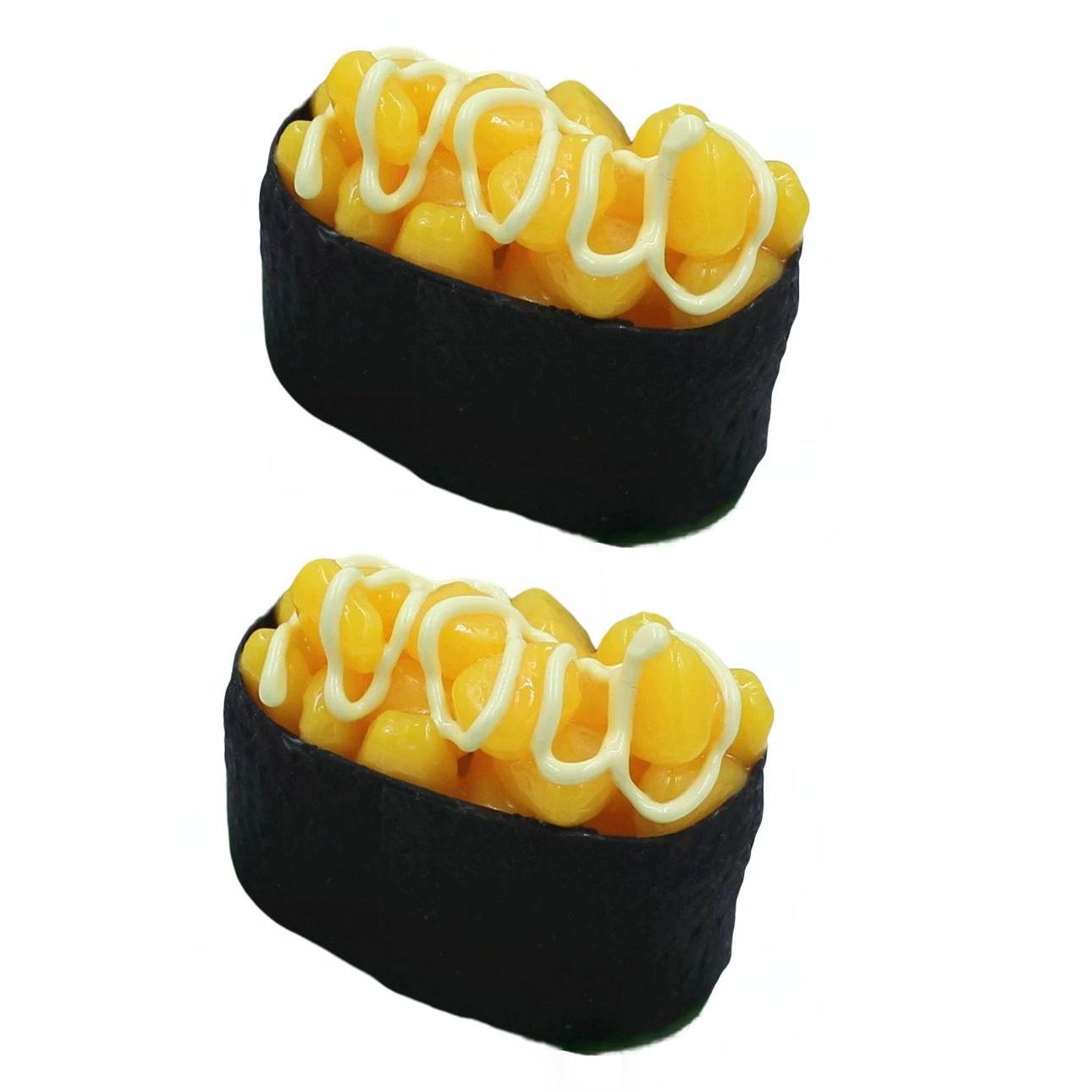 食品サンプル 握り寿司 2貫セット (コーンマヨ軍艦)のサムネイル