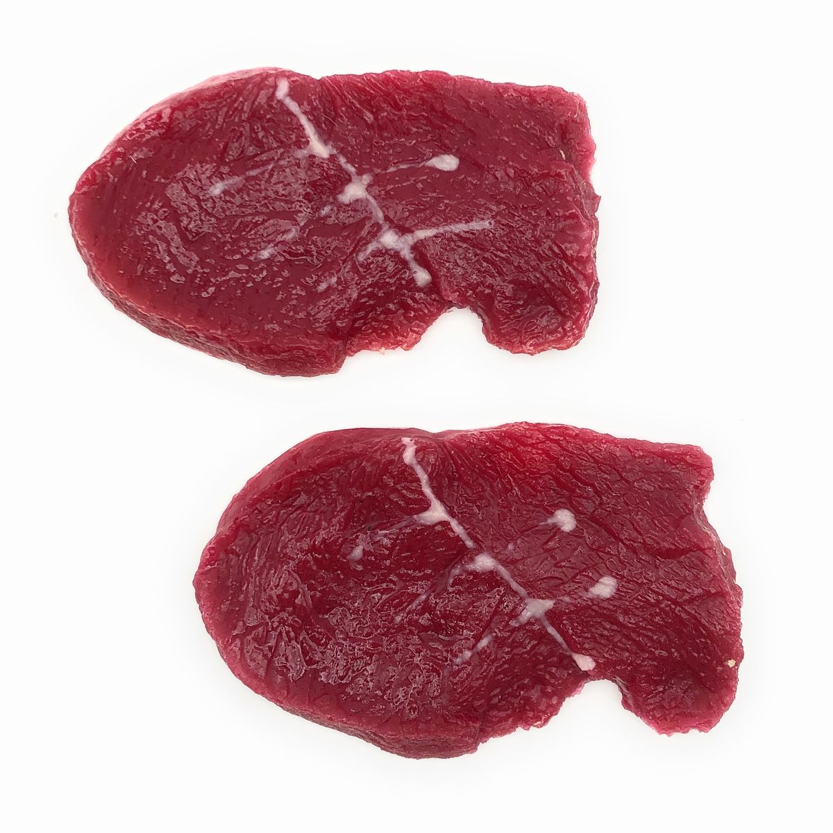 食品サンプル 鹿肉 生肉 赤身 ジビエ 切り身 2個セット