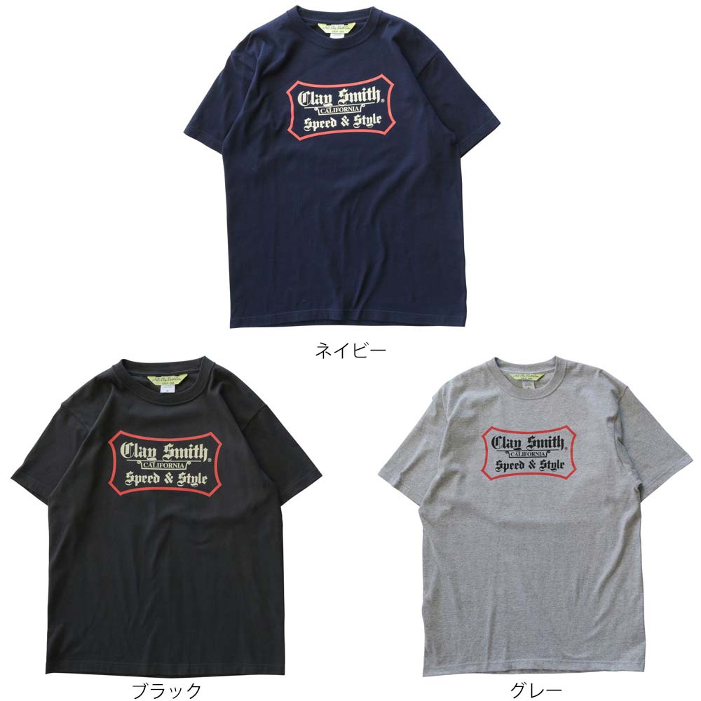 【一部在庫有】 クレイスミス 正規品取扱店 CSY-4005 SPEED GANG Tシャツ CLAY SMITH CSY-4005