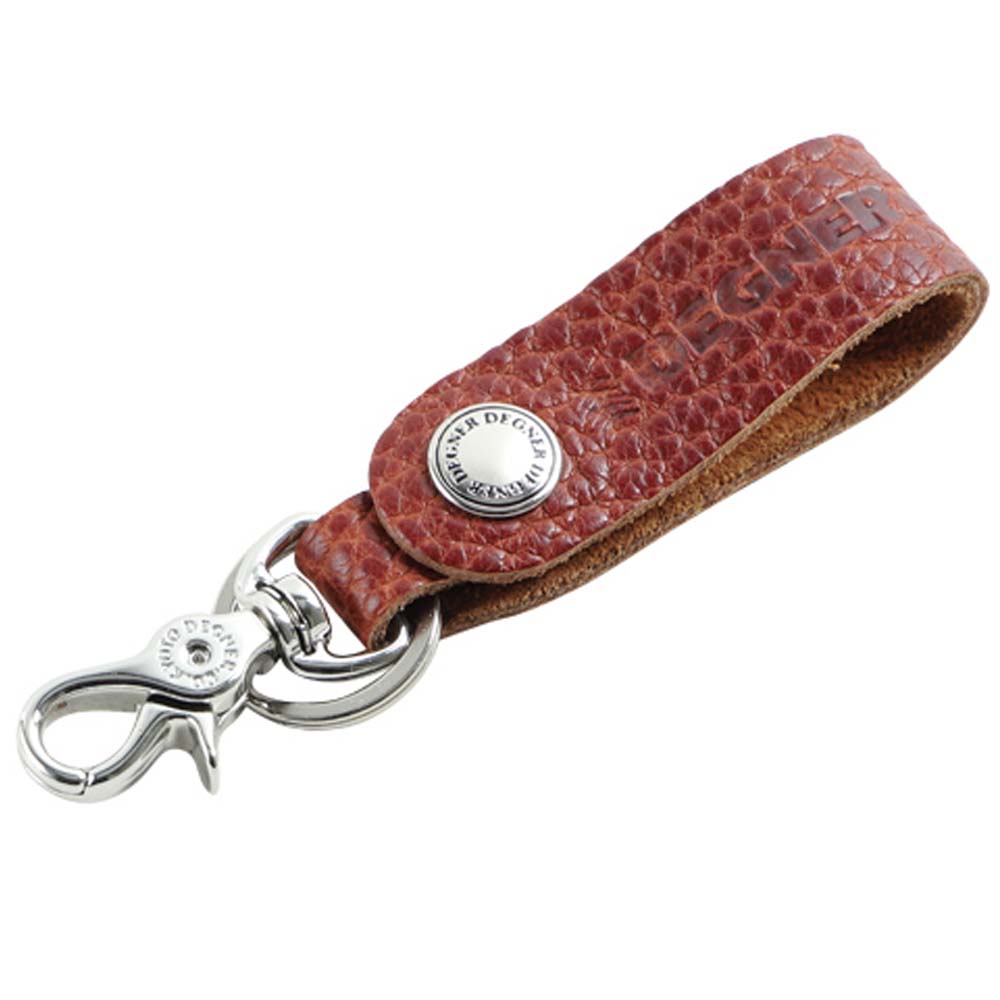 【デグナー認定WEB正規代理店】デグナー(DEGNER)★レザーキーホルダー　タスマンブラウン/LEATHER KEY HOLDER TMBR KV-11