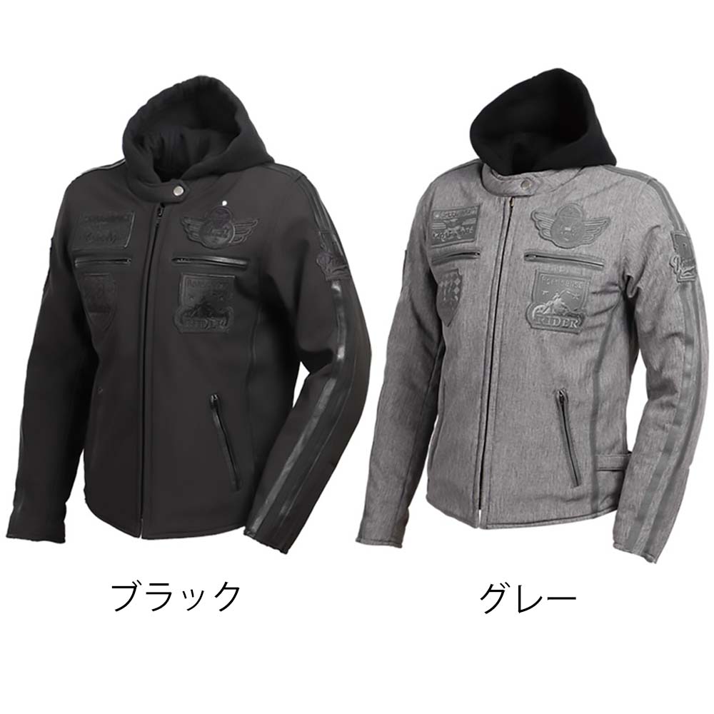  デグナー (DEGNER)★レディースソフトシェルジャケット LADIES' SOFTSHELL JACKET 暖か 秋冬用 肩、肘、背中プロテクター標準装備 FR22WJ-9