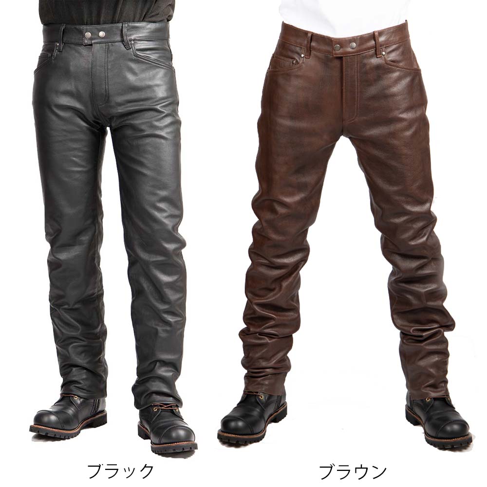 ̵ǥʡǧWEBŹ ǥʡ DEGNER եåȥ쥶ѥ SLIMFIT LEATHER PANTS ֥å ֥饦 DP-18A