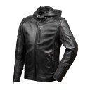 【デグナー認定WEB正規代理店】 デグナー 24SJ-3 フード付き レザー ジャケット LEATHER JACKET WITH HOOD オートバイ用 肩・ひ...