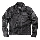 【送料無料★デグナー認定WEB正規代理店】 デグナー (DEGNER) メンズ レザージャケット LEATHER JACKET オートバイ用 3シーズン 春 夏 秋 ブラック 17SJ-1