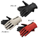 【デグナー認定WEB正規代理店】 デグナー (DEGNER) FRTG-100 ★レディース レザーグローブ オートバイ用 オールシーズングローブ FRTG-1...