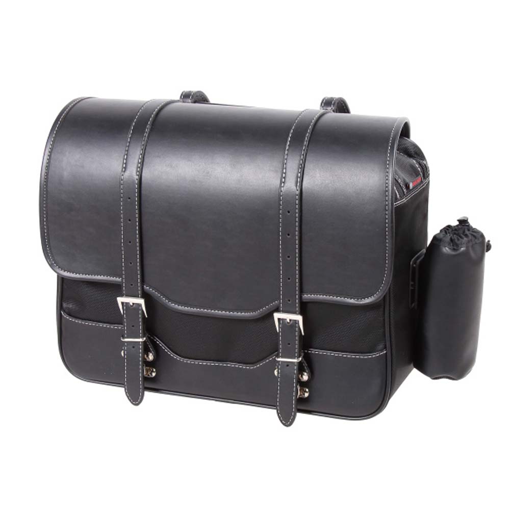 【デグナーWEB正規代理店】デグナー NB-159WP 雨天完全対応 防水インナーバッグ付 防水ナイロンサドルバッグ ウォータープルーフナイロンサドルバッグ / WATERPROOF NYLON SADDLEBAG ブラック DEGNER NB-159WP