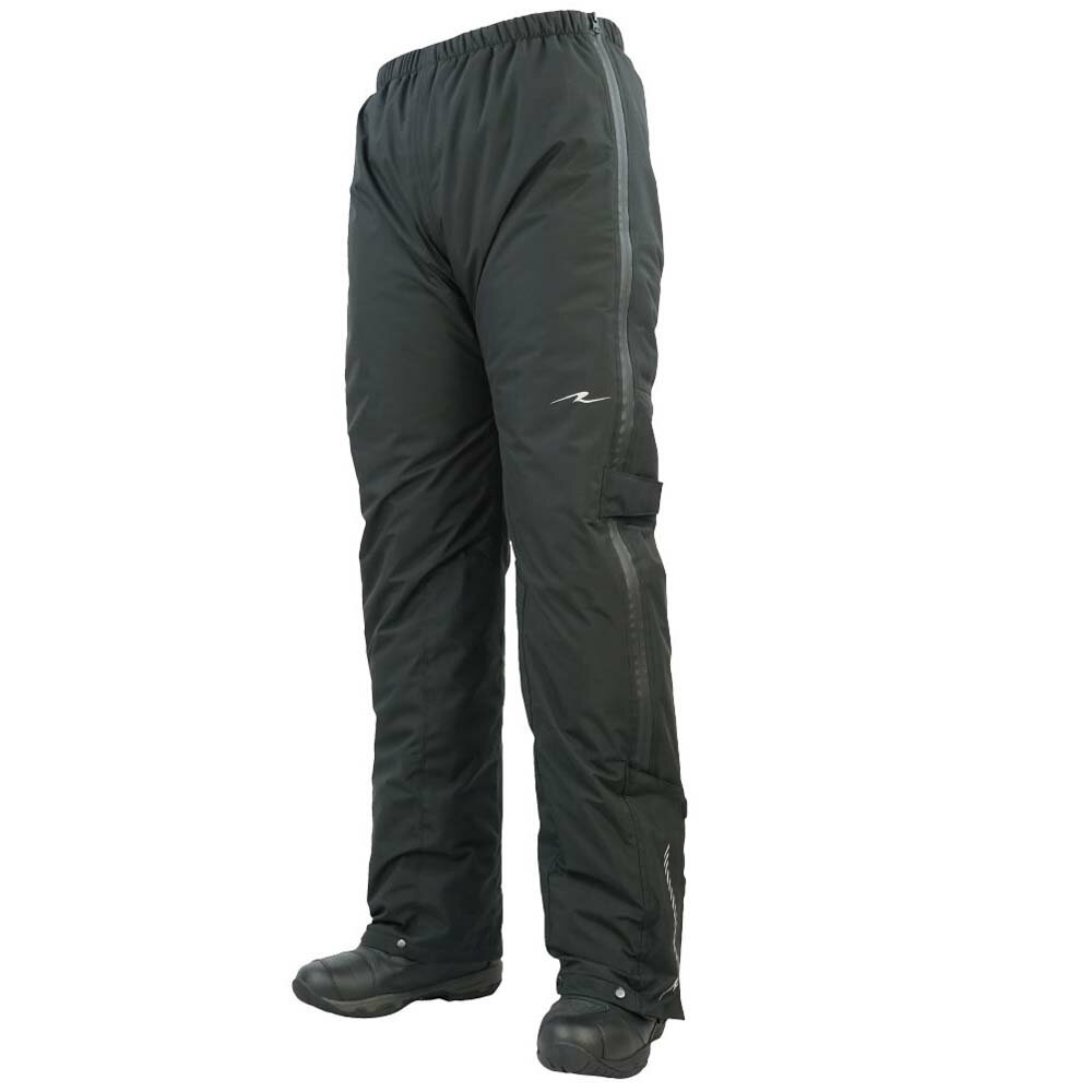 【一部在庫有】 ラフアンドロード ウインドガードサイドオープンオーバーパンツ オートバイ用 ブラック..