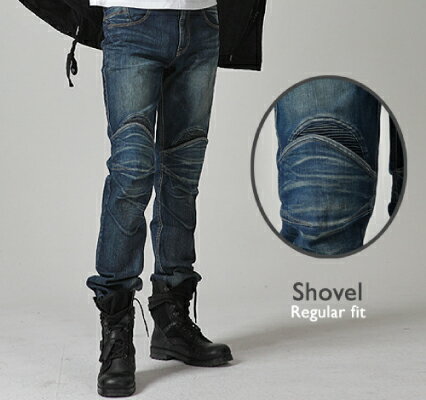 【送料無料】uglyBROS　★MOTOPANTS SHOVEL【Men's】UB0003