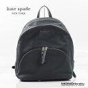 KATE SPADE/ケイトスペード karissa/カリッサ ナイロンバックパック ブラック 【美品】【中古】(4)