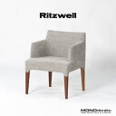 ダイニングチェア リッツウェル Ritzwell C-LINE シーライン アームチェア ウォールナット(3) オイル仕上げ 北欧モダン シンプルモダン ナチュ...
