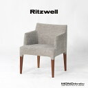 ダイニングチェア リッツウェル Ritzwell C-LINE シーライン アームチェア ウォールナット(4) オイル仕上げ 北欧モダン シンプルモダン ナチュ...