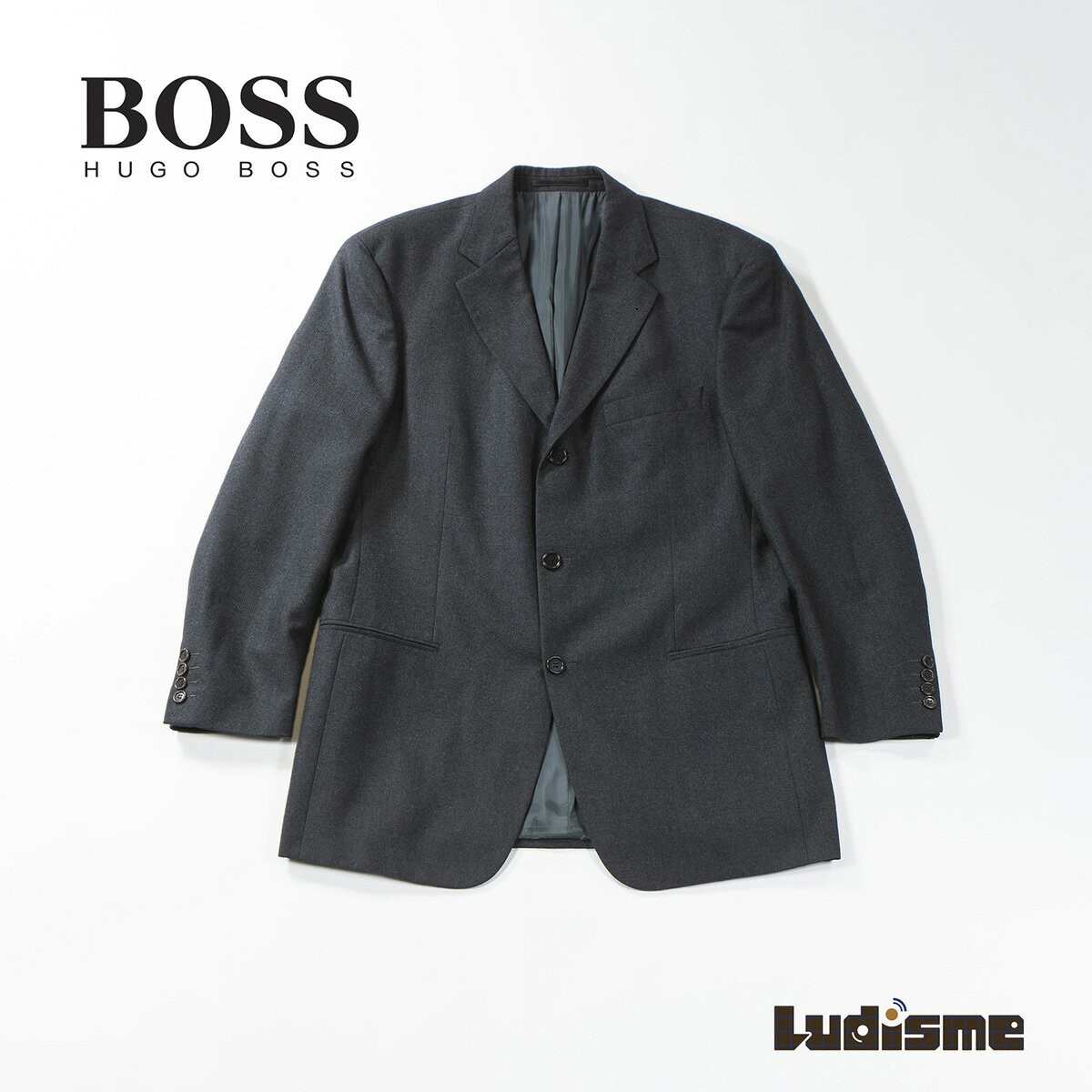 Rakuten - 【古着】ボス BOSS 3B ジャケット ウール ストライプ ピンストライプ HUGO BOSS ヒューゴボス メンズファッション メンズアウター メンズジャケット【中古】【USED】