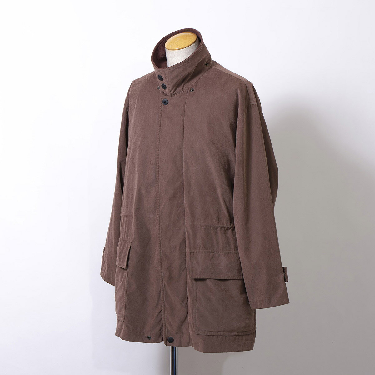 【古着】ディオール Christian Dior MONSIEUR フィールドコート ブラウン M 比翼仕立て ライナー付き フェード感 90s ディオールオム DIOR HOMME ミリタリージャケット ハンティングジャケット アウター メンズ【中古】【ブランド古着】【USED】