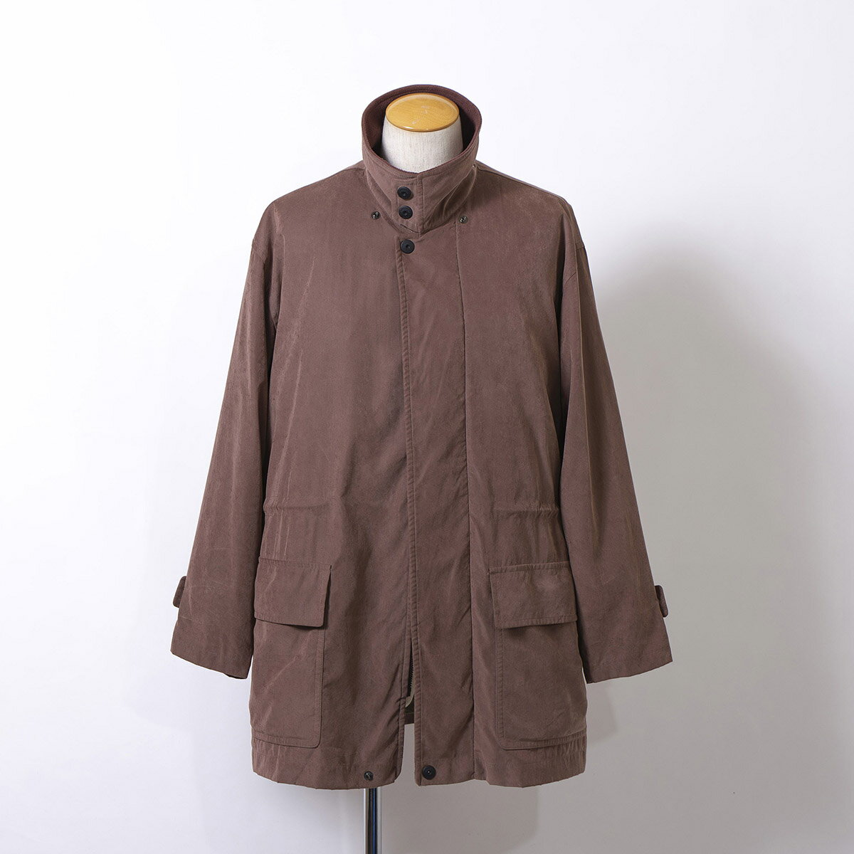 【古着】ディオール Christian Dior MONSIEUR フィールドコート ブラウン M 比翼仕立て ライナー付き フェード感 90s ディオールオム DIOR HOMME ミリタリージャケット ハンティングジャケット アウター メンズ【中古】【ブランド古着】【USED】