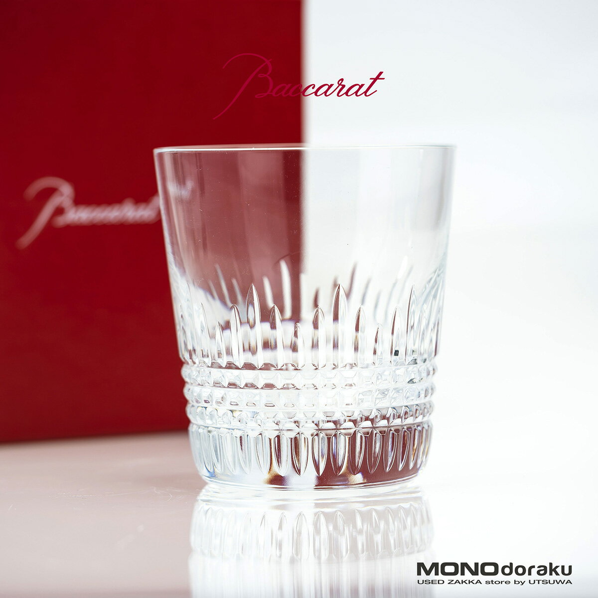 【美品】バカラ Baccarat ナンシー オールドファッションドグラス 1客 箱・冊子付き クリス ...