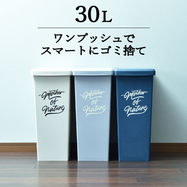 ゴミ箱 おしゃれ 30リットル キッチン ふた付き スリム 収納 分別 縦型 袋が見えない 隙間 約幅25cm ごみ箱 ダストボックス 生ゴミ 小さい 小型 ペット いたずら防止 オムツ ベビー リビング 台所 インテリア雑貨 北欧 シンプル 日本( 平和工業 スライドペール 30L )