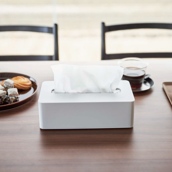 ティッシュケース おしゃれ 壁掛け 袋入り専用 ソフトパック専用 壁面収納雑貨 200組 北欧 インテリア雑貨 ホワイト 白 ブラック 黒 タワーシリーズ towerシリーズ 公式 yamazaki ヤマザキ 新商品 新作( 山崎実業 コンパクトティッシュケース タワー ハイタイプ tower )