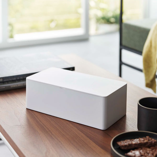 ティッシュケース おしゃれ 北欧 かわいい ふた付き 200組対応 箱ごと ティッシュボックス 収納ボックス スリム インテリア雑貨 タワーシリーズ towerシリーズ 公式 yamazaki ヤマザキ 新商品 新作( 山崎実業 蓋付きティッシュケース タワー レギュラーサイズ tower )