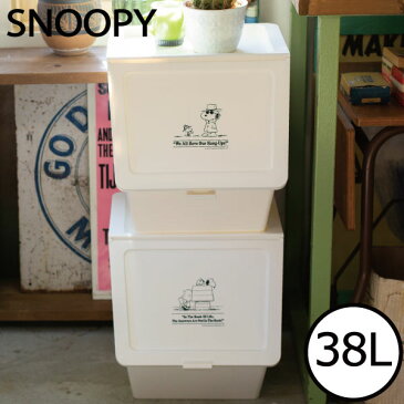 ゴミ箱 おしゃれ 45L袋可 45リットル袋可 分別 ペットボトル スヌーピー SNOOPY ピーナッツ PEANUTS 缶 ビン ダストボックス ごみ箱 積み重ね キッチン スリム シンプル 大容量 ふた付き 収納 ロック付き 資源ゴミ 生ごみ( pelican ペリカン ガービー ピーナッツ)
