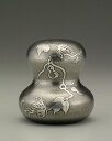 ★送料無料★【桐箱入】大阪錫器茶壷 イブシ ヒサゴ(大)※名入不可※【新茶保管 保存容器 茶壷 錫器 茶筒 酒器】オオサカスズキ おおさかすずき osakasu...