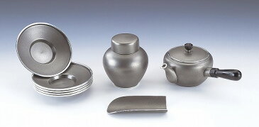 ★送料無料★【桐箱入】大阪錫器茶器揃　みやび※名入不可※【新茶保管 保存容器 茶壷 錫器 茶筒 酒器】オオサカスズキ　おおさかすずき　osakasuzuki　 誕生日 プレゼント 贈り物 お祝い