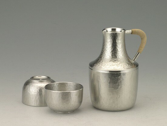 ★送料無料★【桐箱入】大阪錫器酒器セット 弥生※名入不可※【錫タンブラー錫製品ビールジョッキ名入れぐい呑みタンブラー錫器茶筒酒器】osakasuzuki　//誕生日/プレゼント/贈り物/お祝い/