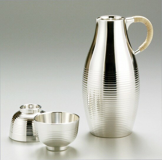 【桐箱入】大阪錫器 酒器セット　