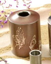 ★送料無料★大阪錫器 ミニ花瓶 響(朱)【錫タンブラー 錫製品 ビールジョッキ 名入れ ぐい呑み タンブラー 錫器 茶筒 酒器】オオサカスズキ おおさかすずき ...