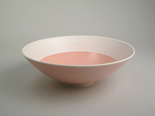 KIHARA 象嵌 平鉢大・赤呉須象嵌