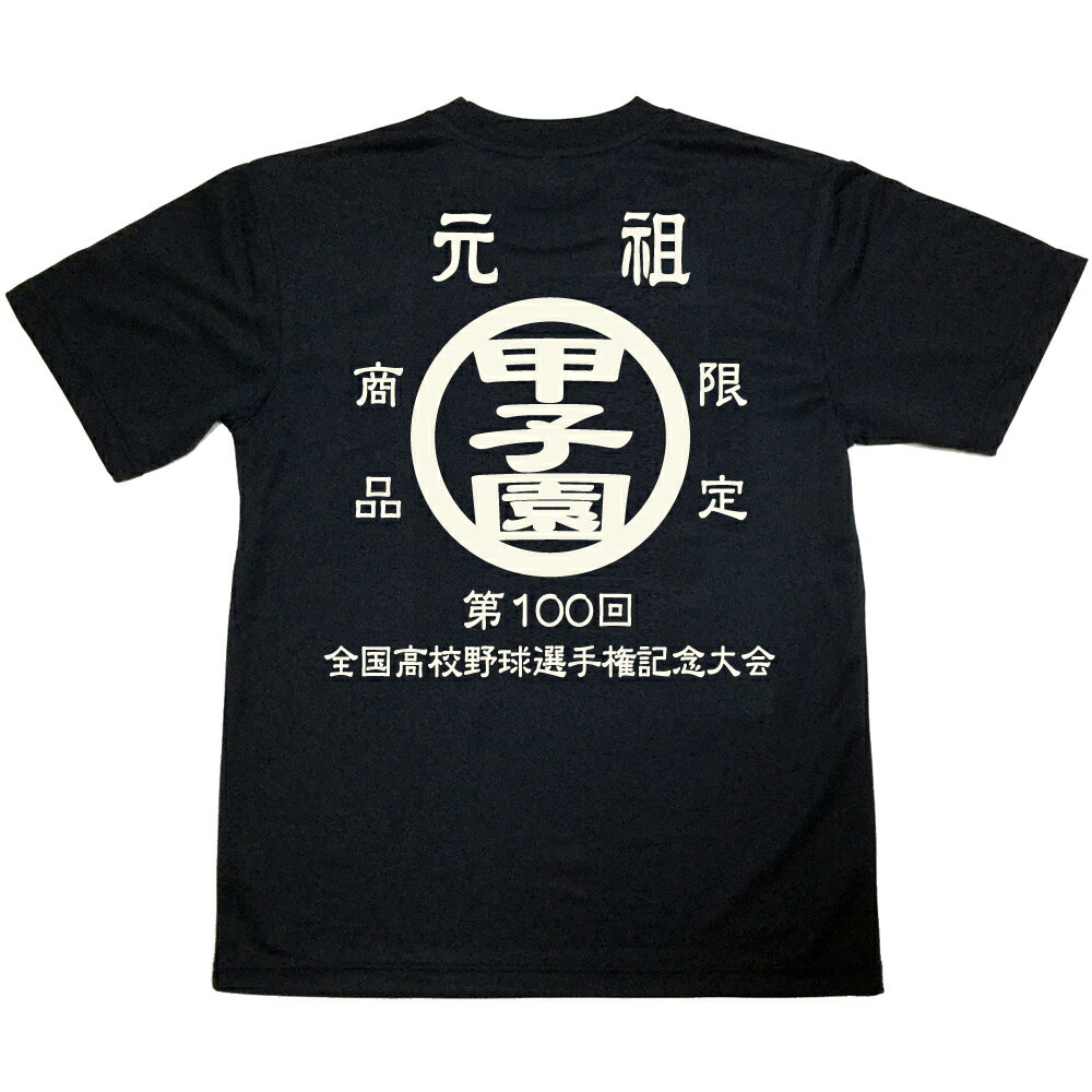 100回記念　全国高校野球選手権記念大会　元祖甲子園　Tシャツ　ドライメッシュ　本気の夏、100回目　大変貴重です。